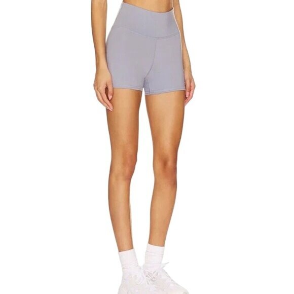 WellBeing + BeingWell Flowwell Callista 4" Shorts In Windy Grey - Picture 2 of 9